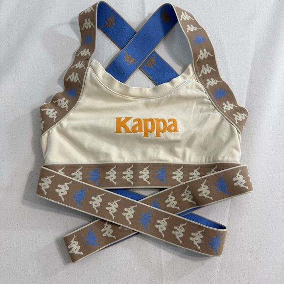 Kappa Other - Kappa Womens 222 Banda Ivohibe Bra Top Blue and Cream Size Small Women